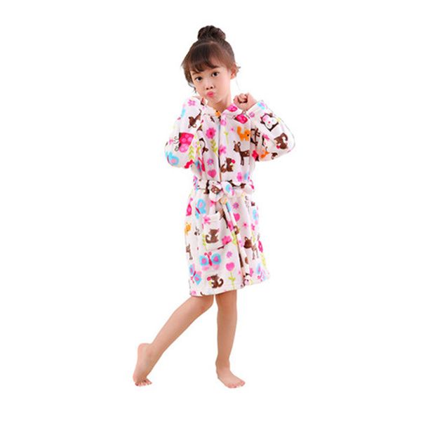 Autumn Winter Soft Flannel Children Bathrobes Nightwear Pajamas Boys Girls Hooded Towel Bathrobe Cute Dot Leopard Robe Homewear
Autumn Winter Soft Flannel Children Bathrobes Nightwear Pajamas Boys Girls Hooded Towel Bathrobe Cute Dot Leopard Robe Homewear