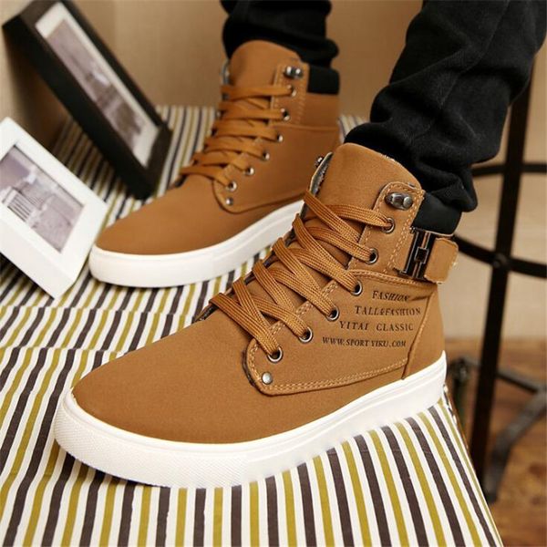 spring and autumn new men's sneakers shoes fashion high to help breathable casual men's shoes matte zapatillas de deporte, Black
spring and autumn new men's sneakers shoes fashion high to help breathable casual men's shoes matte zapatillas de deporte, Black