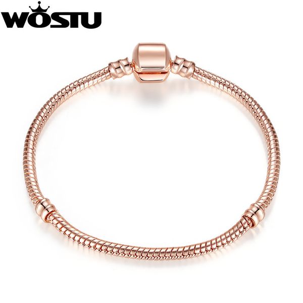 2019 16-21cm rose gold color & silver snake chain charm bead fit original bracelet jewelry gift for women xch9007
2019 16-21cm rose gold color & silver snake chain charm bead fit original bracelet jewelry gift for women xch9007