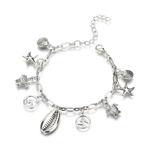 fashion bracelets women shells turtles starfish handwrist decoration alloy jewelry sccessories female stainless steel bracelet, Black
fashion bracelets women shells turtles starfish handwrist decoration alloy jewelry sccessories female stainless steel bracelet, Black