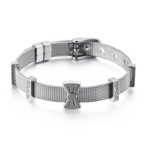 charm bracelets bohemia bangles for women gold/silver stainless steel cubic zircon bowknot lacing clasp mujer bangle party jewelry, Golden;silver
charm bracelets bohemia bangles for women gold/silver stainless steel cubic zircon bowknot lacing clasp mujer bangle party jewelry, Golden;silver
