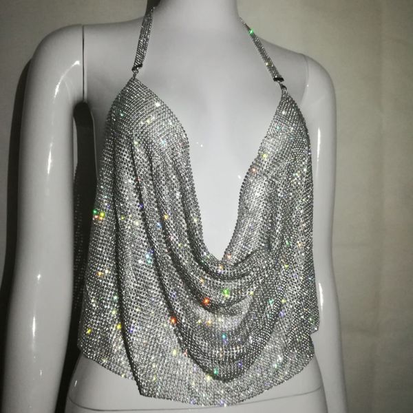 elegant metal crop 2019 summer style backless bralette beach halter gold sequined party women tank mg211, White
elegant metal crop 2019 summer style backless bralette beach halter gold sequined party women tank mg211, White