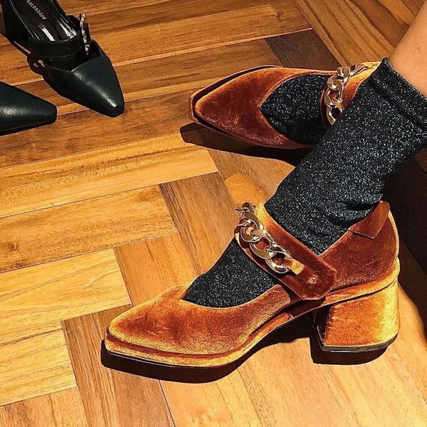 hzxinlive velvet mary jane shoes chains decor pumps women shoes pointed toe high heels pumps women high heels ladies, Black
hzxinlive velvet mary jane shoes chains decor pumps women shoes pointed toe high heels pumps women high heels ladies, Black