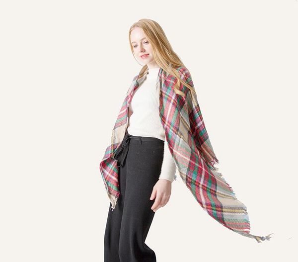40 colors women plaid scarves grid tassel wrap oversized check shawl winter neckerchief lattice triangle blanket scarf cca11218 10pcs, Blue;gray
40 colors women plaid scarves grid tassel wrap oversized check shawl winter neckerchief lattice triangle blanket scarf cca11218 10pcs, Blue;gray