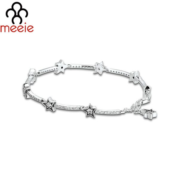 meeie 925 sterling silver shining cz star bracelet, jewelry winter women christmas gift,original charm bead necklace, Golden;silver
meeie 925 sterling silver shining cz star bracelet, jewelry winter women christmas gift,original charm bead necklace, Golden;silver