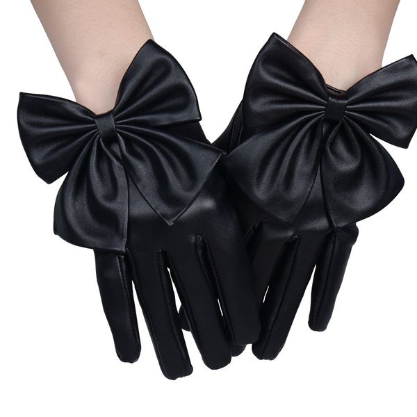 naiveroo women winter pu leather gloves fashion female ladies butterfly bow wrist soft leather autumn warm gloves mittens, Blue;gray
naiveroo women winter pu leather gloves fashion female ladies butterfly bow wrist soft leather autumn warm gloves mittens, Blue;gray