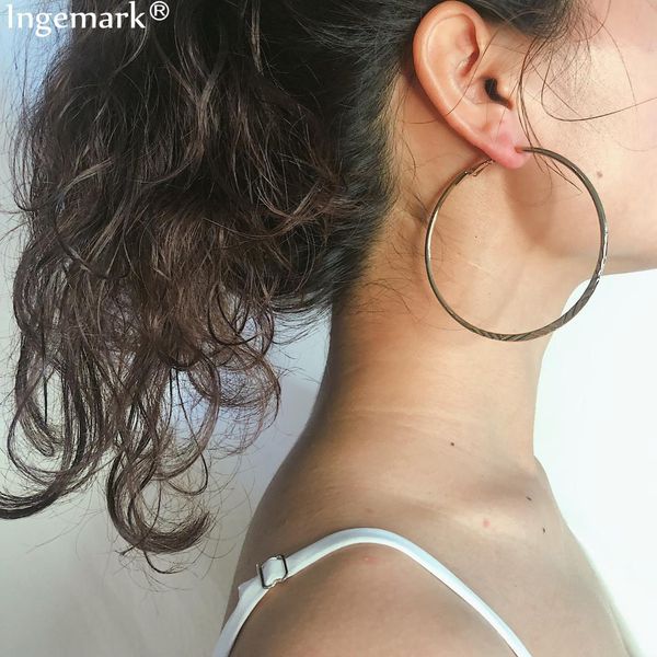 ingemark 3 pairs hoop earrings set big circle earring brincos korean fashion jewelry for women girls steampunk earrings sets, Golden;silver
ingemark 3 pairs hoop earrings set big circle earring brincos korean fashion jewelry for women girls steampunk earrings sets, Golden;silver