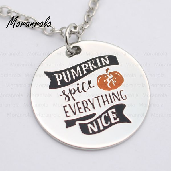 новый arried "pumpkin spice every thing nice" медное ожерелье брелок, шарм день благодарения ювелирные изделия тыква специи хэллоуин ожерель, Silver
новый arried "pumpkin spice every thing nice" медное ожерелье брелок, шарм день благодарения ювелирные изделия тыква специи хэллоуин ожерель, Silver