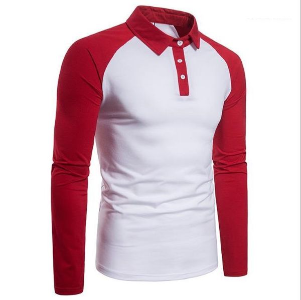 long sleeve panelled mens polos fashion lapel neck male clothing mens 2020 luxury designer polo shirts, White;black
long sleeve panelled mens polos fashion lapel neck male clothing mens 2020 luxury designer polo shirts, White;black