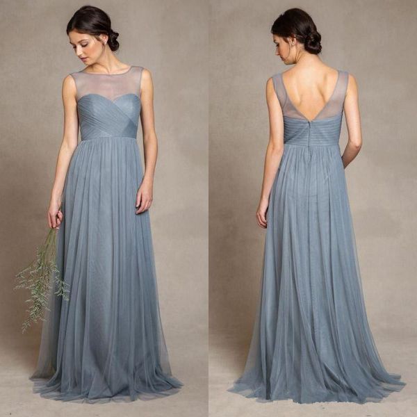sheer crew grey blue tulle long bridesmaid dresses 2019 ruffles floor length elegant party country boho junior prom evening dresses, White;pink
sheer crew grey blue tulle long bridesmaid dresses 2019 ruffles floor length elegant party country boho junior prom evening dresses, White;pink