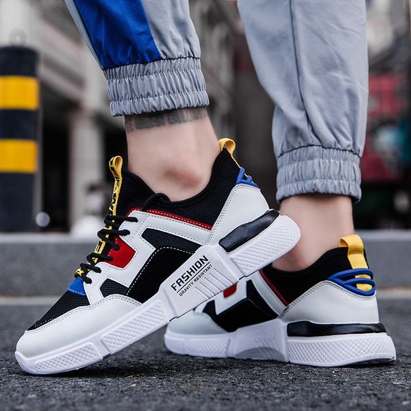 m- explosion models new men's shoes breathable wild trend personality fashion daily hip hop comfortable lace men's shoes, Black
m- explosion models new men's shoes breathable wild trend personality fashion daily hip hop comfortable lace men's shoes, Black