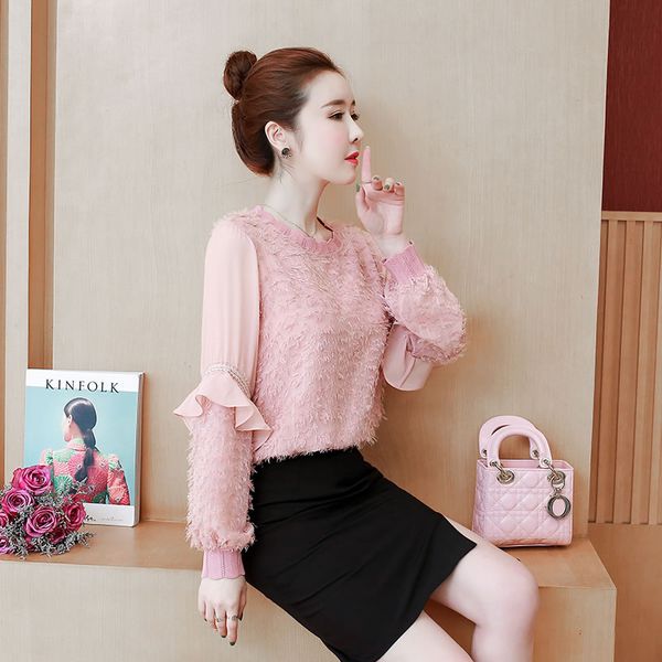 2020 новый шифон блузка для женщин длинным рукавом оборками весна осень шифон топы ol дамы блузки, White
2020 новый шифон блузка для женщин длинным рукавом оборками весна осень шифон топы ol дамы блузки, White