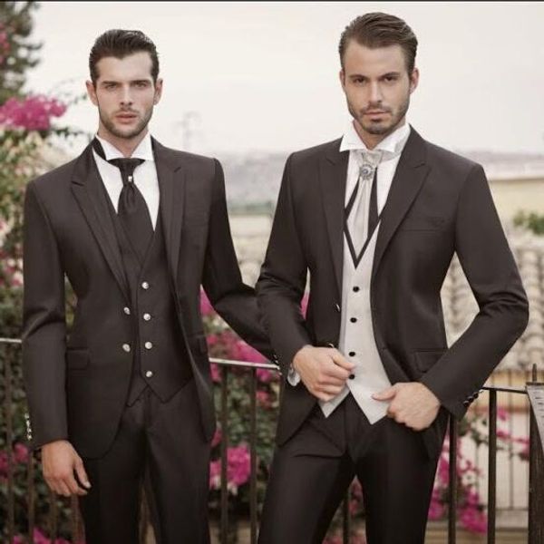 excellent chocolate groom tuxedos peak lapel men wedding dress popular men business prom collective suit(jacket+pants+tie+vest) 2220, Black;gray
excellent chocolate groom tuxedos peak lapel men wedding dress popular men business prom collective suit(jacket+pants+tie+vest) 2220, Black;gray