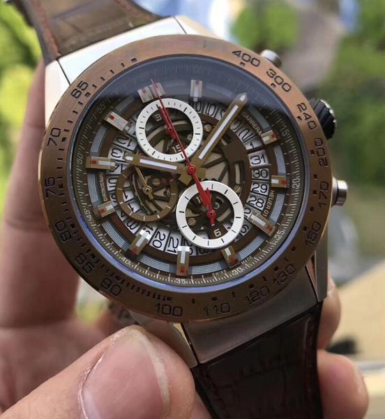 2020 luxury fashion mens watch tg carrera series sapphire 42mm skeleton dial vk quartz chronograph rubber strap men sports wristwatches, Black;gray
2020 luxury fashion mens watch tg carrera series sapphire 42mm skeleton dial vk quartz chronograph rubber strap men sports wristwatches, Black;gray