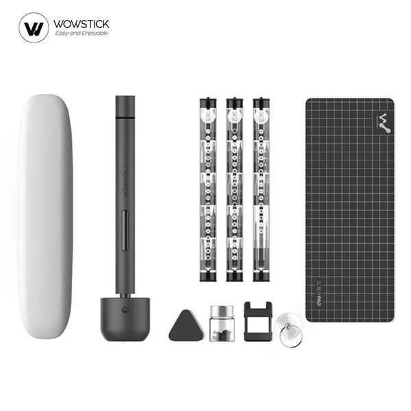 xiaomi wowstick 1f pro mini electric screwdriver rechargeable cordless power screw driver kit with led light lithium battery y200321
xiaomi wowstick 1f pro mini electric screwdriver rechargeable cordless power screw driver kit with led light lithium battery y200321