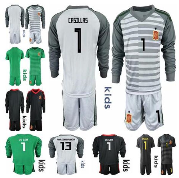 2018 pain world cup kid goalkeeper jer ey 1 degea 1 ca illa 25 reina 13 arrizabalaga football uniform long leeve kid goalie
2018 pain world cup kid goalkeeper jer ey 1 degea 1 ca illa 25 reina 13 arrizabalaga football uniform long leeve kid goalie