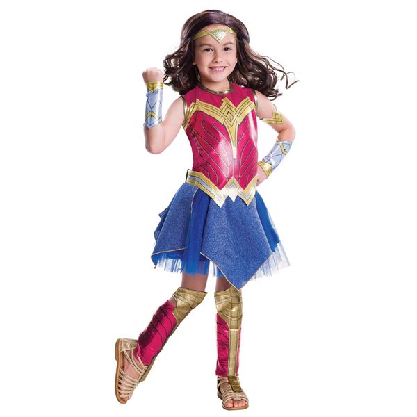 child dawn of justice cosplay costume for girls halloween costume for kids short sleeve dress kids, Black;red
child dawn of justice cosplay costume for girls halloween costume for kids short sleeve dress kids, Black;red