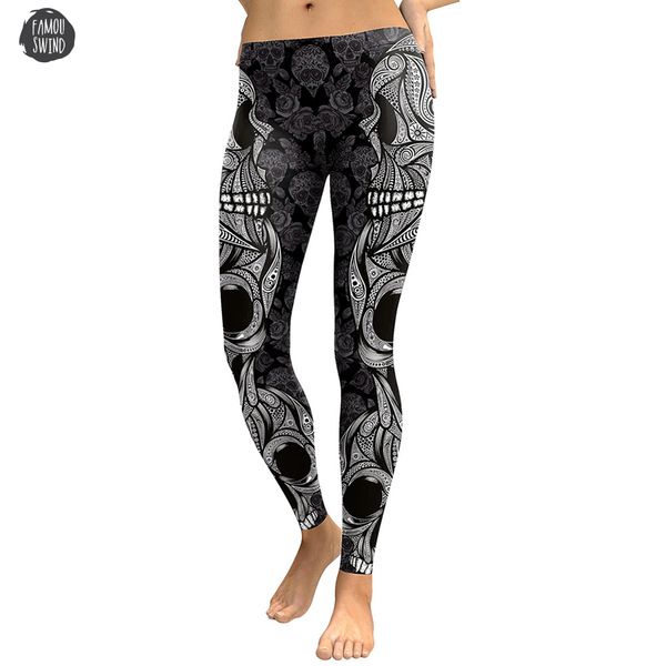 leggings design 2019 new women skull head digital print rose fitness leggins plus size elastic workout legins, Black
leggings design 2019 new women skull head digital print rose fitness leggins plus size elastic workout legins, Black
