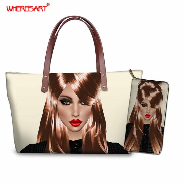 whereisart fashion hairstyle printing handbags for women girl customize image shoulder bag ladies femme summer beach bag 2019
whereisart fashion hairstyle printing handbags for women girl customize image shoulder bag ladies femme summer beach bag 2019