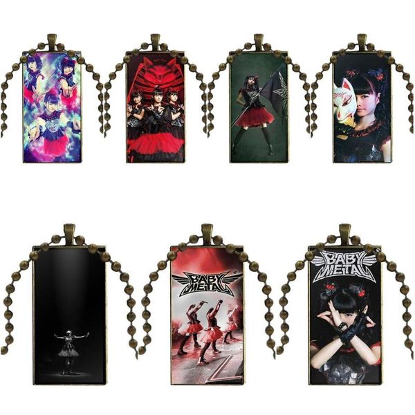 for lovers girl friend gift yuimeta moametal su-metal babymetal glass cabochon pendant necklace rectangle fashion necklace, Silver
for lovers girl friend gift yuimeta moametal su-metal babymetal glass cabochon pendant necklace rectangle fashion necklace, Silver