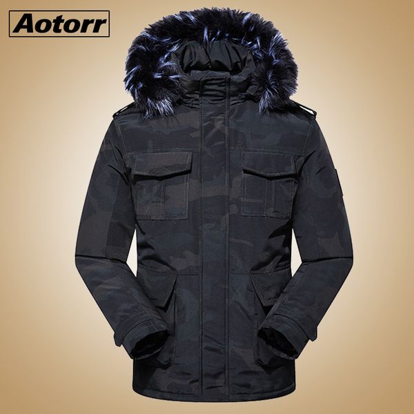 men 2019 winter new vintage casual fur collar hooded parkas jacket men style outdoor thick warm waterproof outwear zipper parkas, Black
men 2019 winter new vintage casual fur collar hooded parkas jacket men style outdoor thick warm waterproof outwear zipper parkas, Black