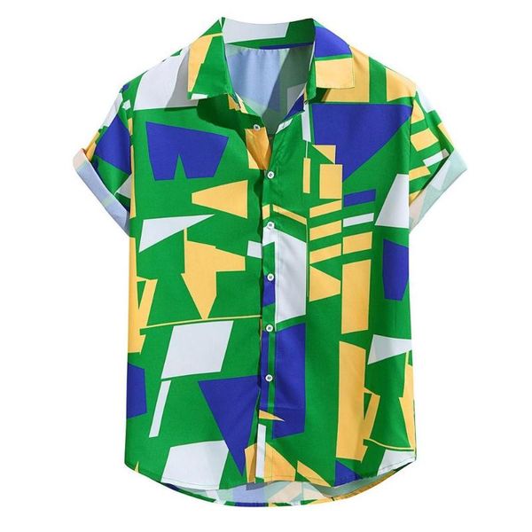 2019 men shirts short sleeve printed pocket colorful casual blouse hawaiian shirt male summer geometric plus size shirts, White;black
2019 men shirts short sleeve printed pocket colorful casual blouse hawaiian shirt male summer geometric plus size shirts, White;black