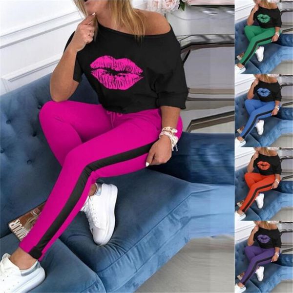 women boat anchor print tracksuit sets lady 2020 summer off shoulder 2pcs set elegant blouse elastic waist long pants sets, Gray
women boat anchor print tracksuit sets lady 2020 summer off shoulder 2pcs set elegant blouse elastic waist long pants sets, Gray