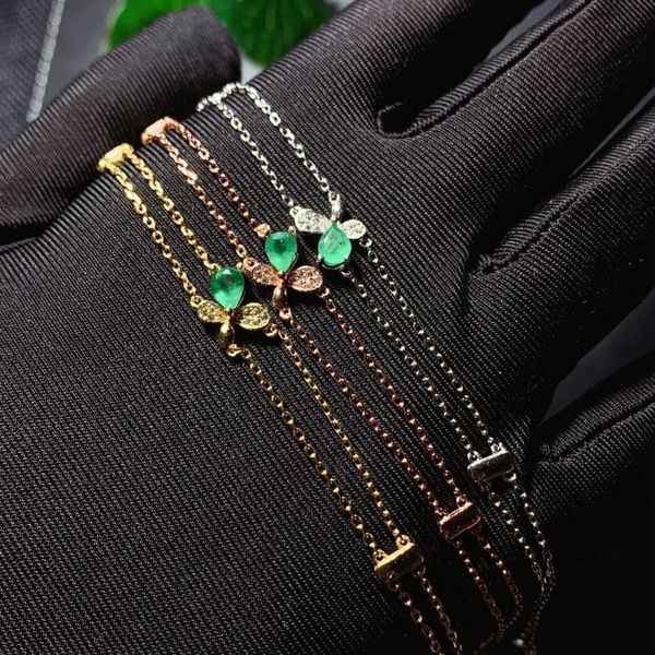 shilovem 925 sterling silver real green emerald bracelets fine jewelry women trendy wedding plant new 4*5mm yhl0405888agml, Golden;silver
shilovem 925 sterling silver real green emerald bracelets fine jewelry women trendy wedding plant new 4*5mm yhl0405888agml, Golden;silver