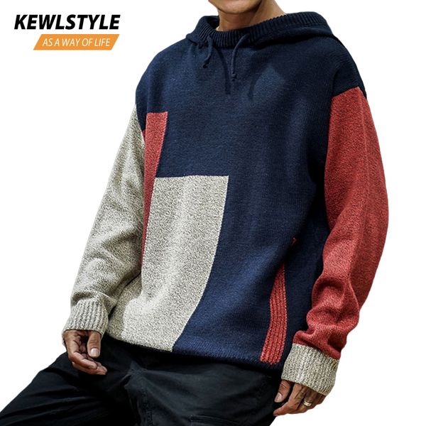 mens hooded sweater knitted long sleeve pathwork men knitwear hip hop streetwear 2019 autumn winter korean fashion clothes my11, White;black
mens hooded sweater knitted long sleeve pathwork men knitwear hip hop streetwear 2019 autumn winter korean fashion clothes my11, White;black