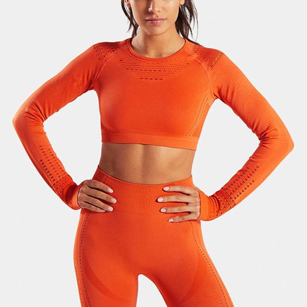 women sports suit seamless yoga set workout gym set push up leggings long sleeve crop c55k sale, White;red
women sports suit seamless yoga set workout gym set push up leggings long sleeve crop c55k sale, White;red