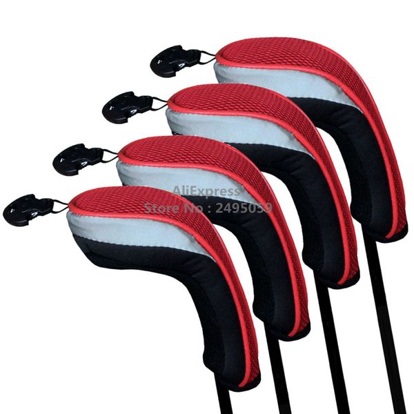 4pcs/set golf accessories red golf club head covers with interchangeable no. tag 3,4 ,5,7 ,x easy on/ off
4pcs/set golf accessories red golf club head covers with interchangeable no. tag 3,4 ,5,7 ,x easy on/ off