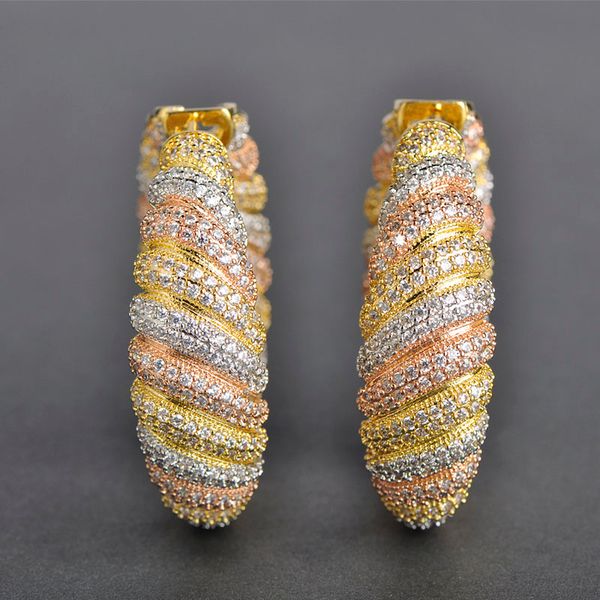 fashion- luxury large heavy drop earrings 23g full rhinestones cubic zircons three colors copper big wide circle earrings bijoux, Silver
fashion- luxury large heavy drop earrings 23g full rhinestones cubic zircons three colors copper big wide circle earrings bijoux, Silver