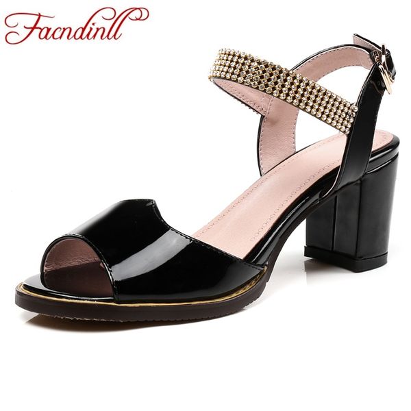 facndinll new fashion patent cow leather women summer gladiator sandals shoes black white high heels rhinestone shoes big size
facndinll new fashion patent cow leather women summer gladiator sandals shoes black white high heels rhinestone shoes big size