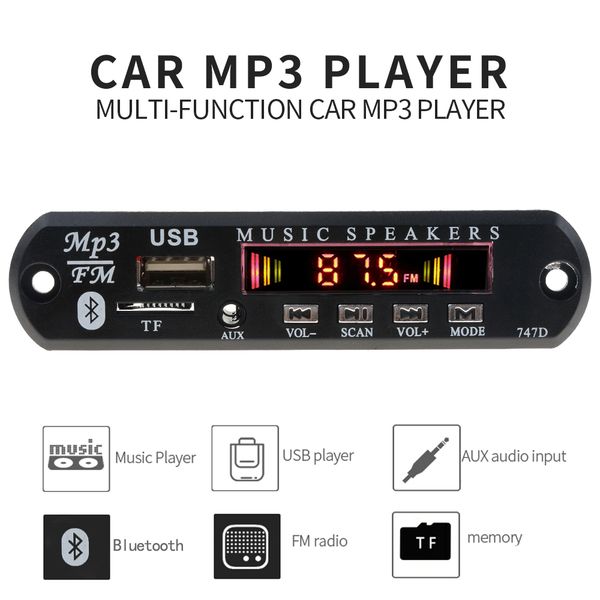 5-12v bluetooth car mp3 player modification car kit wireless fm receiver mp3 player decoder board usb 3.5mm music speaker
5-12v bluetooth car mp3 player modification car kit wireless fm receiver mp3 player decoder board usb 3.5mm music speaker