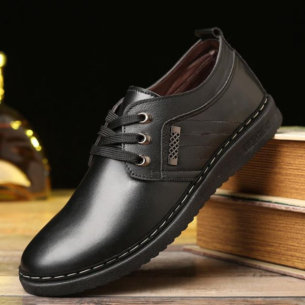 2019 new fashion autumn men flat dress shoes oxfords pu casual shoes men business party wedding size 39-44, Black
2019 new fashion autumn men flat dress shoes oxfords pu casual shoes men business party wedding size 39-44, Black