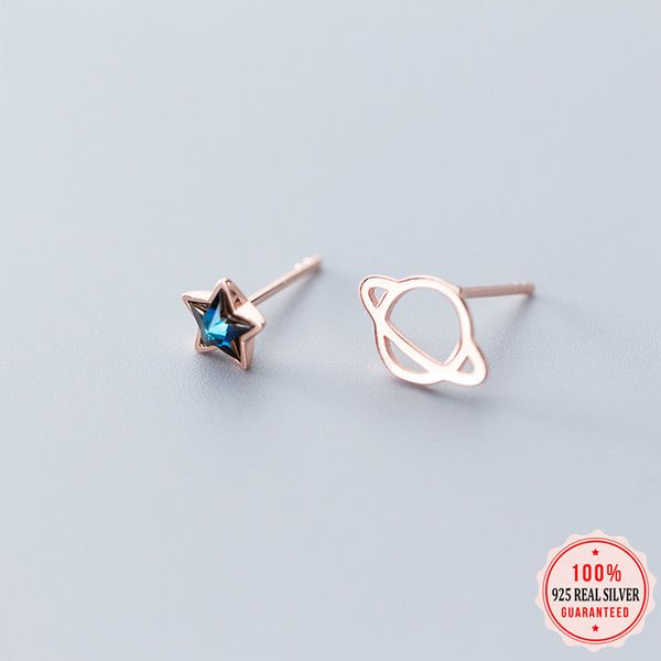real 100% 925 sterling silver stud earrings for women cute tiny asymmetric planet star studs sterling silver jewelry anti-allery, Golden;silver
real 100% 925 sterling silver stud earrings for women cute tiny asymmetric planet star studs sterling silver jewelry anti-allery, Golden;silver