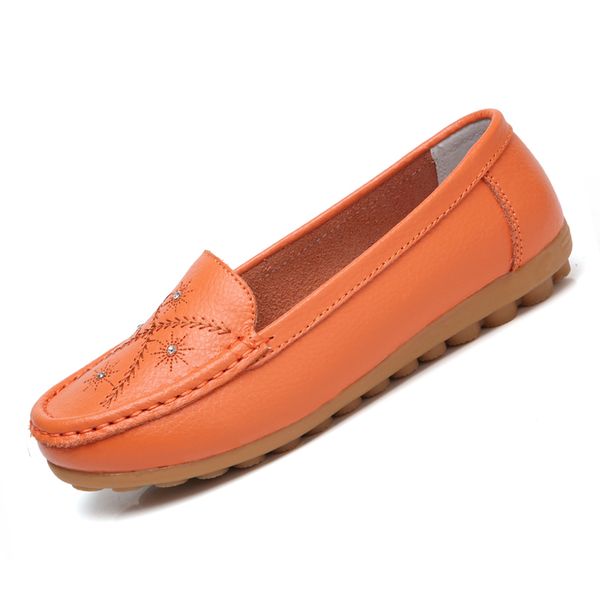 handmade shoes new handmade genuine leather round toe women flats loafers ballet flats women comfortable soft casual shoes, Red;white
handmade shoes new handmade genuine leather round toe women flats loafers ballet flats women comfortable soft casual shoes, Red;white