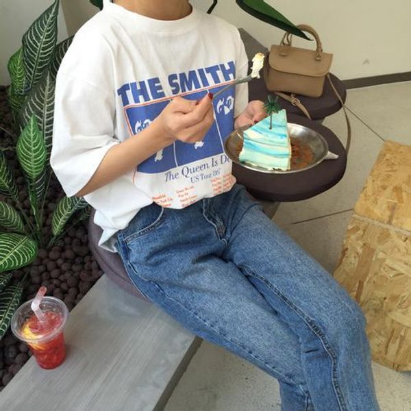 o-neck vintage letter printed causal white cotton all match loose new fashion basic short sleeve female t-shirts casual quality
o-neck vintage letter printed causal white cotton all match loose new fashion basic short sleeve female t-shirts casual quality