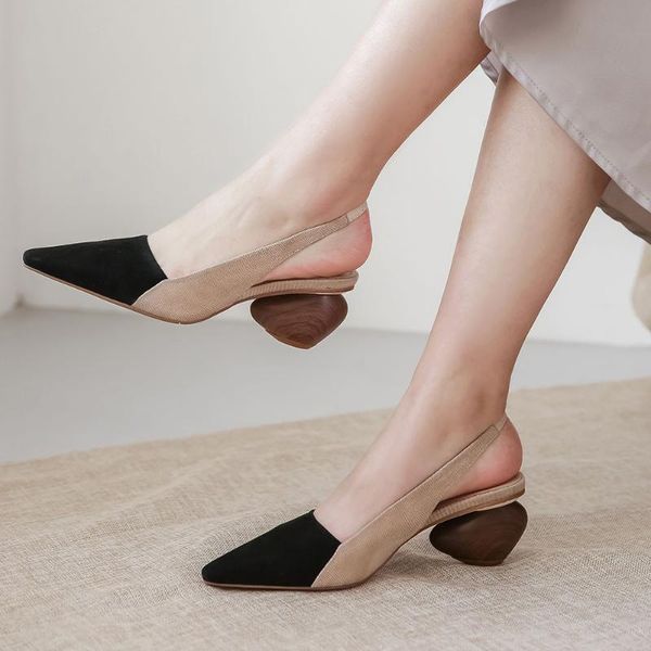 doratasia 2020 design skin leather strange heels women shoes summer slingback sandals woman, Black
doratasia 2020 design skin leather strange heels women shoes summer slingback sandals woman, Black