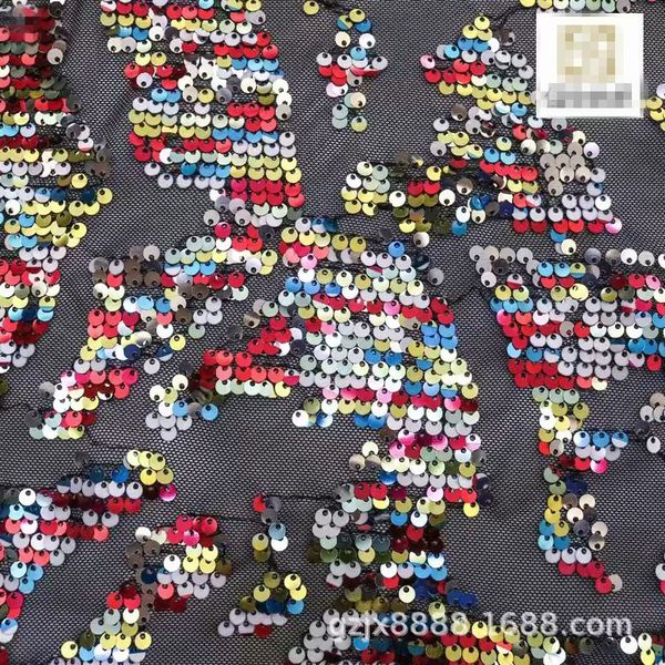 african 3d sequins lace fabric 2019 lace french sequence tulle nigerian fabrics for wedding hgf107, Black;white
african 3d sequins lace fabric 2019 lace french sequence tulle nigerian fabrics for wedding hgf107, Black;white