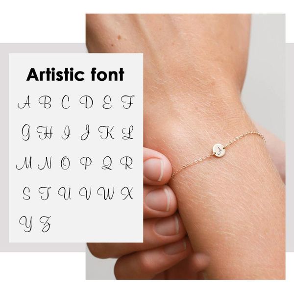 carlidana personalized custom alphabet bracelet femme 316l stainless steel charm bracelets friendship bracelet for women jewelry, Golden;silver
carlidana personalized custom alphabet bracelet femme 316l stainless steel charm bracelets friendship bracelet for women jewelry, Golden;silver