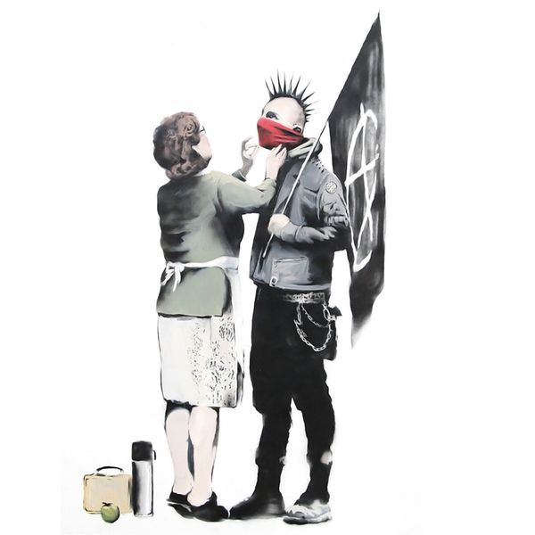 banksy street graffiti urban art punk & mum home decor handcrafts /hd print oil painting on canvas wall art canvas pictures 200218
banksy street graffiti urban art punk & mum home decor handcrafts /hd print oil painting on canvas wall art canvas pictures 200218
