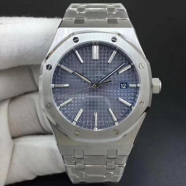 6 colors movement engraved mens watches 15400 automatic mechanical stainless steel transparent back blue dial wristwatch 42mm, Slivery;brown
6 colors movement engraved mens watches 15400 automatic mechanical stainless steel transparent back blue dial wristwatch 42mm, Slivery;brown