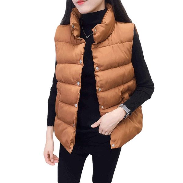 women's vests autumn and winter down cotton coat vest women loose sleeveless warm thick waistcoat jacket female casual black q1859, Black;white
women's vests autumn and winter down cotton coat vest women loose sleeveless warm thick waistcoat jacket female casual black q1859, Black;white