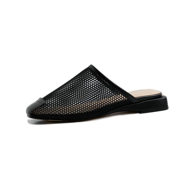 women summer mules women cut-out mules black white round toe flat slides slip on outside sandals
women summer mules women cut-out mules black white round toe flat slides slip on outside sandals