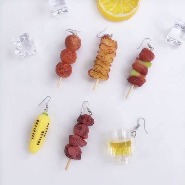 korean earrings creative skewer beer mug fun personality big drop dangle earrings funny hip hop girl jewelry, Silver
korean earrings creative skewer beer mug fun personality big drop dangle earrings funny hip hop girl jewelry, Silver