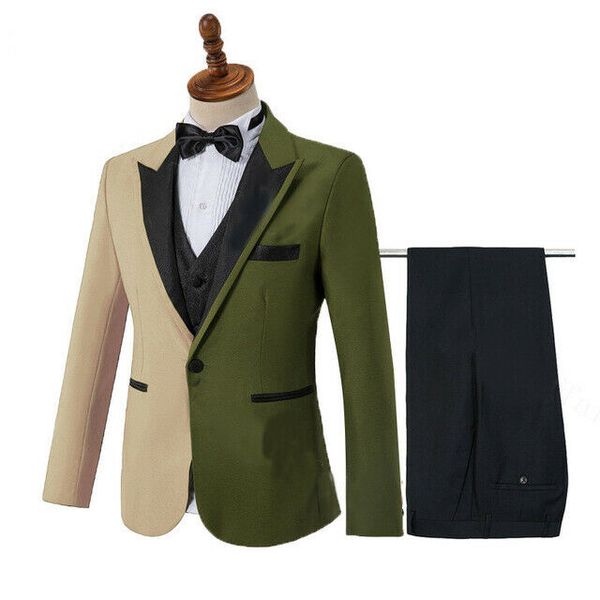 new arrival costume homme color stitching men suits tuxedos terno masculino wedding groom prom man blazer 2 piece(jacket+pant, White;black
new arrival costume homme color stitching men suits tuxedos terno masculino wedding groom prom man blazer 2 piece(jacket+pant, White;black