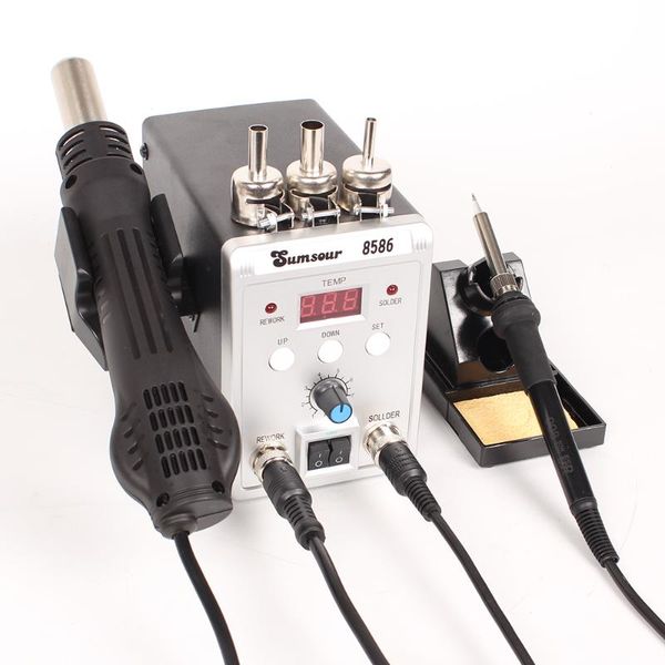 8586 air soldering station led digital 2 in 1 smd esd solder iron heat air gun desoldering rework station with gifts
8586 air soldering station led digital 2 in 1 smd esd solder iron heat air gun desoldering rework station with gifts