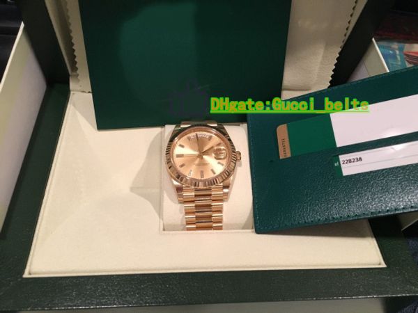 Upgraded ver ion luxury watc date pre ident 40mm 18k gold 228238 champagne diamond automatic eta 2836 movement men watch
Upgraded ver ion luxury watc date pre ident 40mm 18k gold 228238 champagne diamond automatic eta 2836 movement men watch