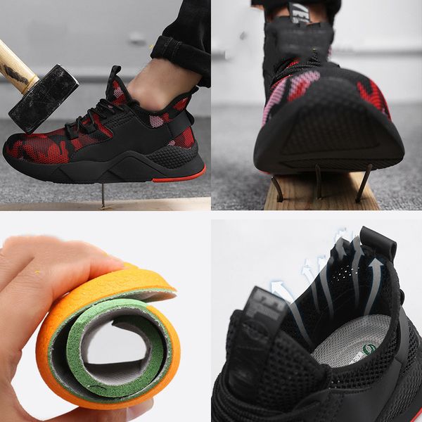 2020 kickqzqp steel toe work shoes men casual puncture proof safety shoes man breathable light industrial security male, Black
2020 kickqzqp steel toe work shoes men casual puncture proof safety shoes man breathable light industrial security male, Black